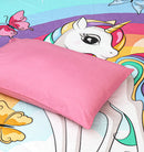 Cartoon Character Bed Sheet - Huge Unicorn