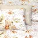 4 Pillow Digital Cotton Bed Sheet - Flowers bunch