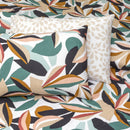 4 Pillow Digital Cotton Bed Sheet - leaf brows