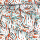 4 Pillow Digital Cotton Bed Sheet - Drizzle lines