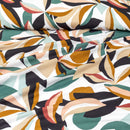 4 Pillow Digital Cotton Bed Sheet - leaf brows