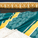 4 Pillow Digital Cotton Bed Sheet - Green lady