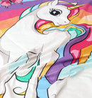 Cartoon Character Bed Sheet - Huge Unicorn