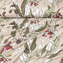 4 Pillow Digital Cotton Bed Sheet - Flying leaf