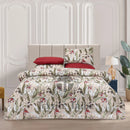 4 Pillow Digital Cotton Bed Sheet - Flying leaf