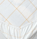 Cotton Satin king Fitted Bed Sheet - Mustard Hyde