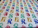 2 Pillow Pure Cotton King size Bed Sheet -Star signs