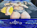 2 Pillow Pure Cotton King size Bed Sheet -Wrestle mania.