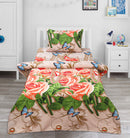 Single satin Bed Sheet With 1 Pillow - 606