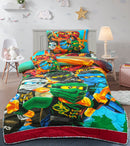 Cartoon Character Bed Sheet - Ninja