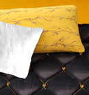 Single cotton bedsheet - GOLDEN OCHRE