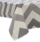 Digital Printed Table Cover(6-8 Seater) - Grey Waves