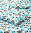 Single Bed Sheet With 1 Pillow - Sheep