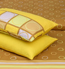 4 Pillow Cotton Bed Sheet - Ludo Cotton