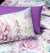4 Pillow Digital Cotton Satin Bed Sheet - Purple queen