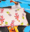 Cartoon Character Bed Sheet - Angry Birds