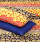4 Pillow Cotton Bed Sheet - Diagonal pcs