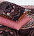 5 Pcs Printed Quilted Supersoft Velvet Set - Chocolate Stars