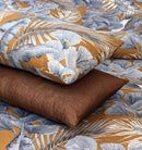 4 Pillow Cotton Bed Sheet - Banana Trees