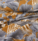 4 Pillow Cotton Bed Sheet - Banana Trees