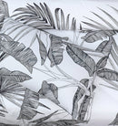 4 Pillow Digital Cotton Satin Bed Sheet - Grey trails