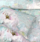 4 Pillow Digital Cotton Satin Bed Sheet - Decent flower