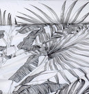 4 Pillow Digital Cotton Satin Bed Sheet - Grey trails