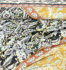 4 Pillow Digital Cotton Satin Bed Sheet - Turkish scenery