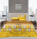 4 Pillow Cotton Bed Sheet - Ludo Cotton