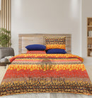 4 Pillow Cotton Bed Sheet - Diagonal pcs