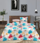 4 Pillow Digital Cotton Bed Sheet - Flower Shower