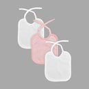 3 PCs Water Proof Baby Bibs - Pink