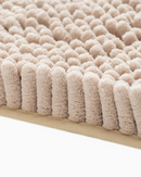 Anti Slip Chenille Large Floor Mat - Chocolate Brown