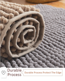 Anti Slip Fluff Cotton Large Floor Mat - Grey