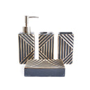 Triangle Texture Bath Room Set - Brown