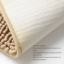 Anti Slip Micro Fiber Chenille Living Room Rug - Grey