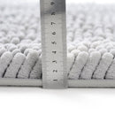 Anti Slip Micro Fiber Chenille Living Room Rug - Grey