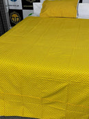Single Bed Sheet With 1 Pillow - E12