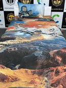 Cartoon Character Bed Sheet - Fighter Rocket