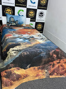 Cartoon Character Bed Sheet - Fighter Rocket