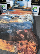 Cartoon Character Bed Sheet - Fighter Rocket
