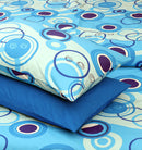 4 Pillow Cotton Bed Sheet - Ring Bubbles