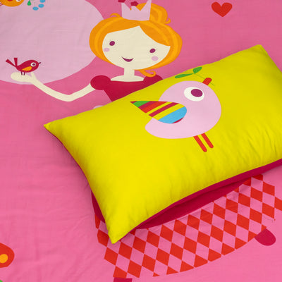 Cartoon Character Bed Sheet - Dolls bird