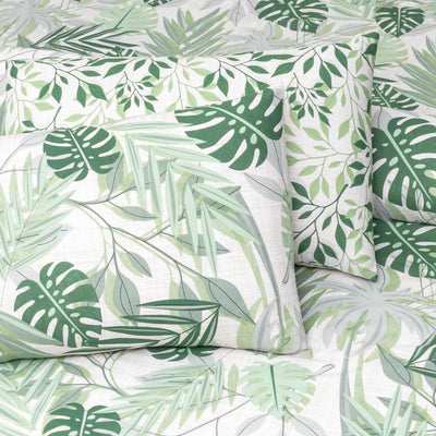 4 Pillow Digital Cotton Bed Sheet - Switzer green