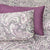 4 Pillow Digital Cotton Satin Bed Sheet - Purple quint