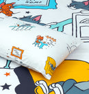 Cartoon Character Bed Sheet - Tom & jerry cradle