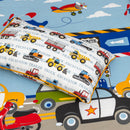 Cartoon Character Bed Sheet - Truck Vella