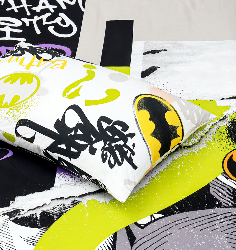 Cartoon Character Bed Sheet - Bat man crude