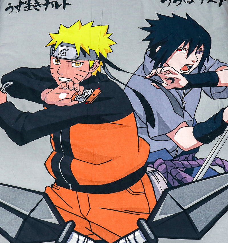 Cartoon Character Bed Sheet - Naruto Shippuden anime