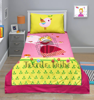 Cartoon Character Bed Sheet - Dolls bird